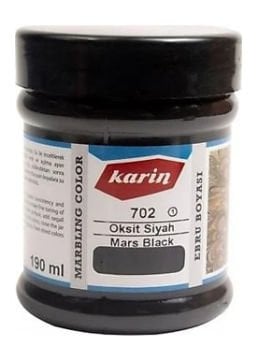 Karin Ebru Boyası 105 ml 702 Oksit Siyah