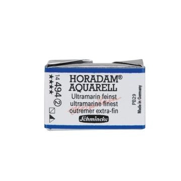 Schmincke Horadam Aquarell Artistik Sulu Boya Tam Tablet Seri 2 494 Ultramarine Finest