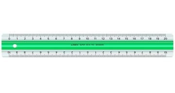 Linex 20 cm Super Series Anti-Slide Kaydırmaz Cetvel