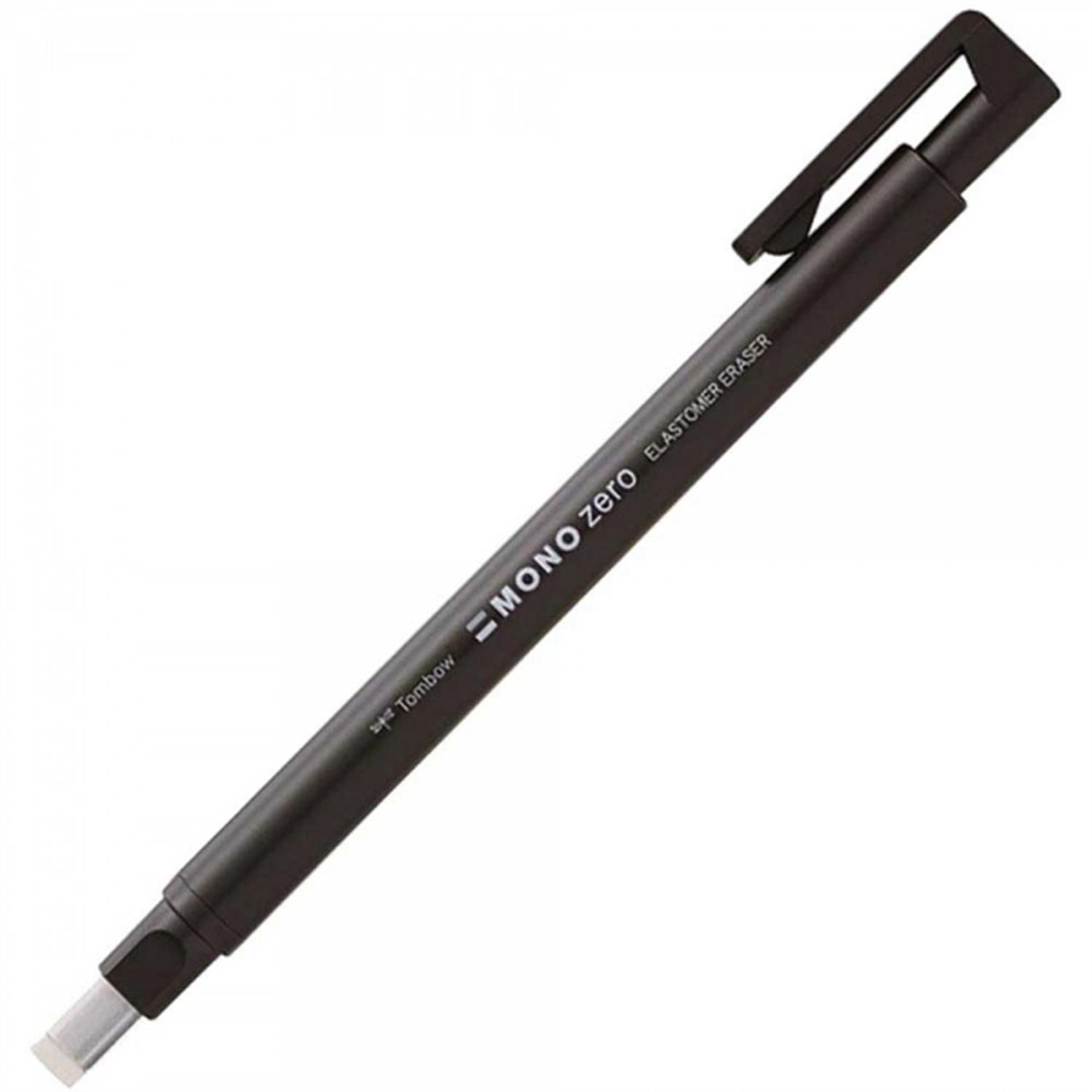 Tombow Mono Zero Kalem Silgi Dikdörtgen Uç 2.5x5 mm Siyah