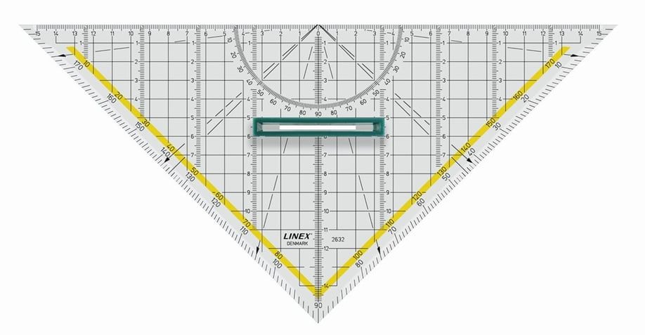 Linex geometrik açı cetvel 2632