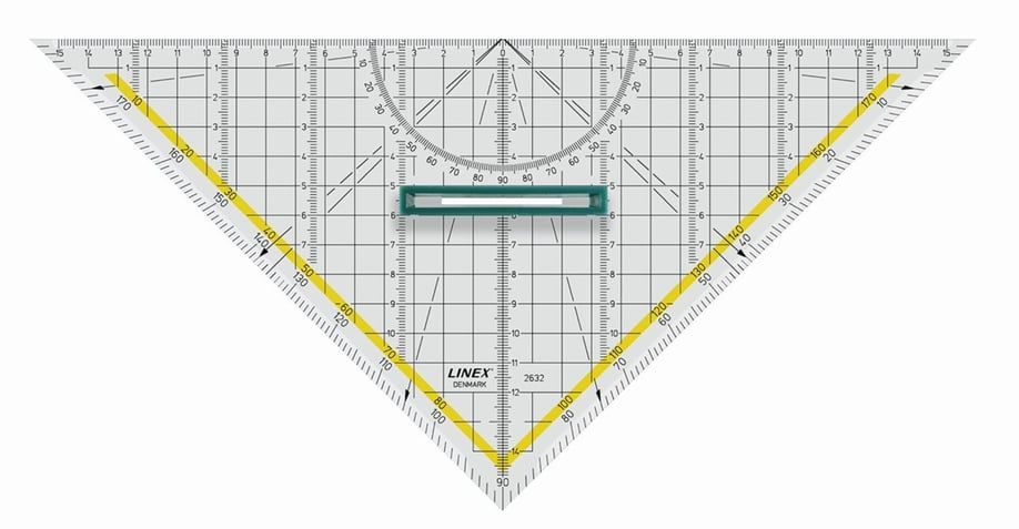 Linex geometrik açı cetvel 2632