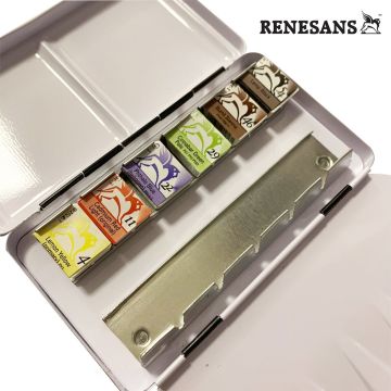 RENESANS Sulu Boya Travel Box 6 Renk 1/2