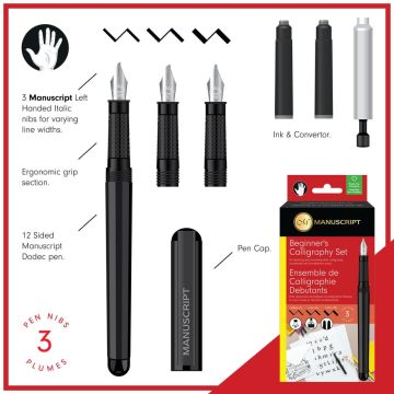Manuscript Beginners Calligraphy Set / Kesik Uç MC1236L