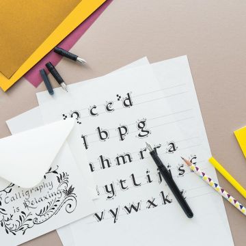 Manuscript Beginners Calligraphy Set / Kesik Uç MC1236L