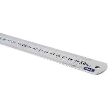 Mas Çelik Cetvel 50 CM 2350