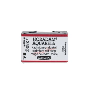 Schmincke Horadam Aquarell Artistik Sulu Boya Tam Tablet Seri 3 350 cadmium red deep