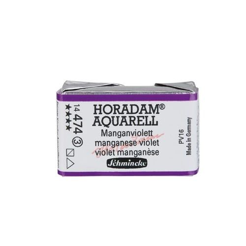 Schmincke Horadam Aquarell Artistik Sulu Boya Tam Tablet Seri 3 474 manganese violet