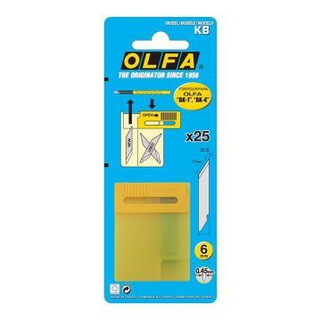 Olfa Maket Bıçağı Yedeği Blister (Ak-1-Ak-4 için) KB