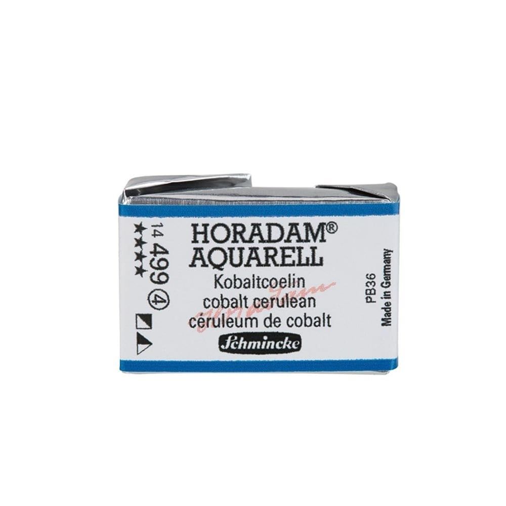 Schmincke Horadam Aquarell Artistik Sulu Boya Tam Tablet Seri 4 499 cobalt cerulean