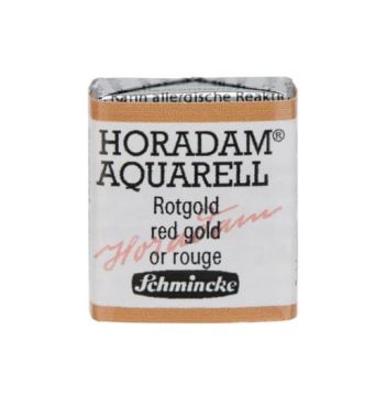 Schmincke Horadam Aquarell Artistik Sulu Boya Yarım Tablet Special Edition 896 red gold