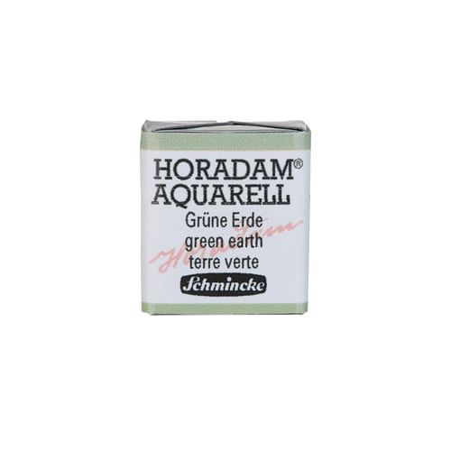 Schmincke Horadam Aquarell Artistik Sulu Boya Yarım Tablet Seri 1 516 green earth