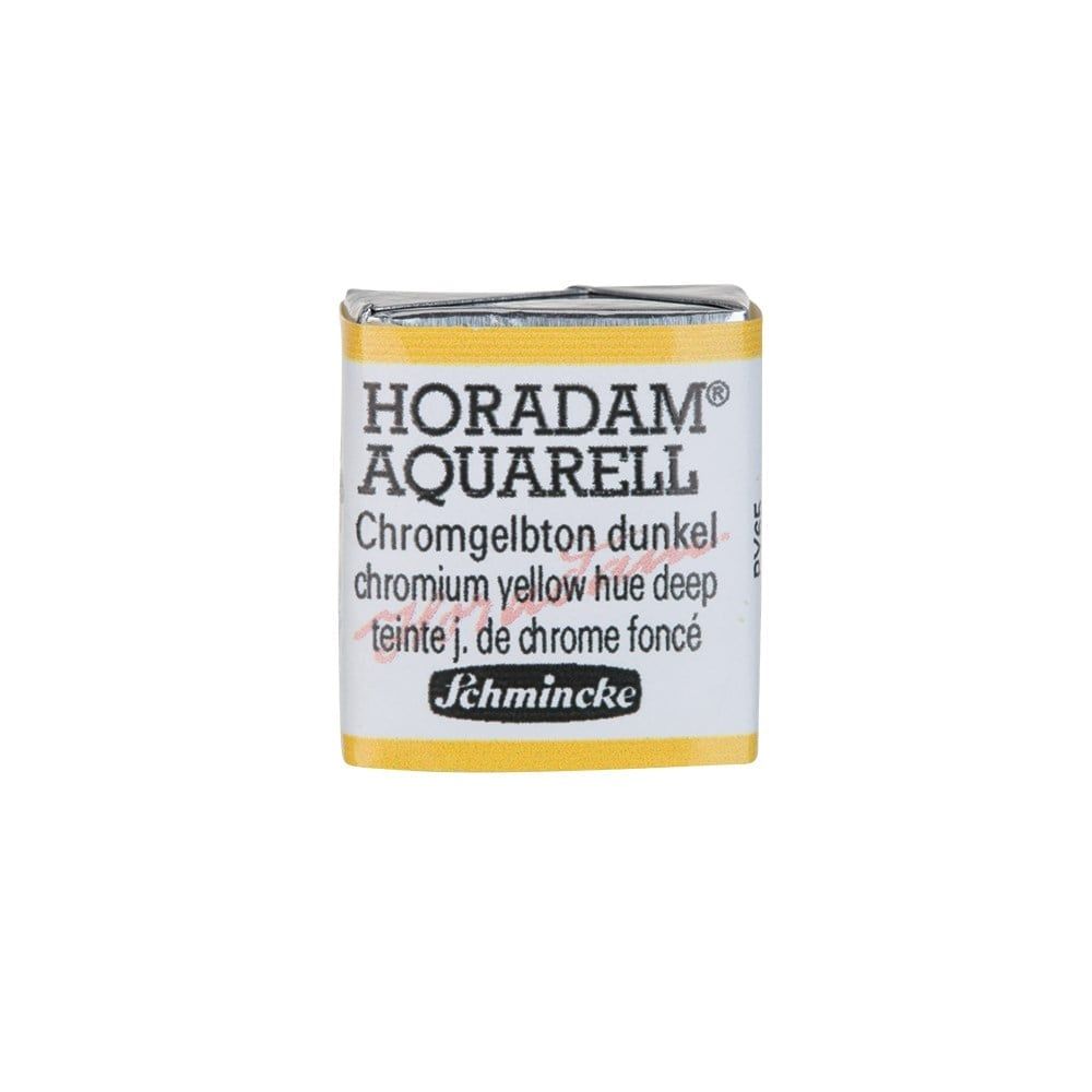 Schmincke Horadam Aquarell Artistik Sulu Boya Yarım Tablet Seri 2 213 chromium yellow hue deep