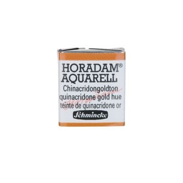 Schmincke Horadam Aquarell Artistik Sulu Boya Yarım Tablet Seri 2 217 quinacridone gold hue