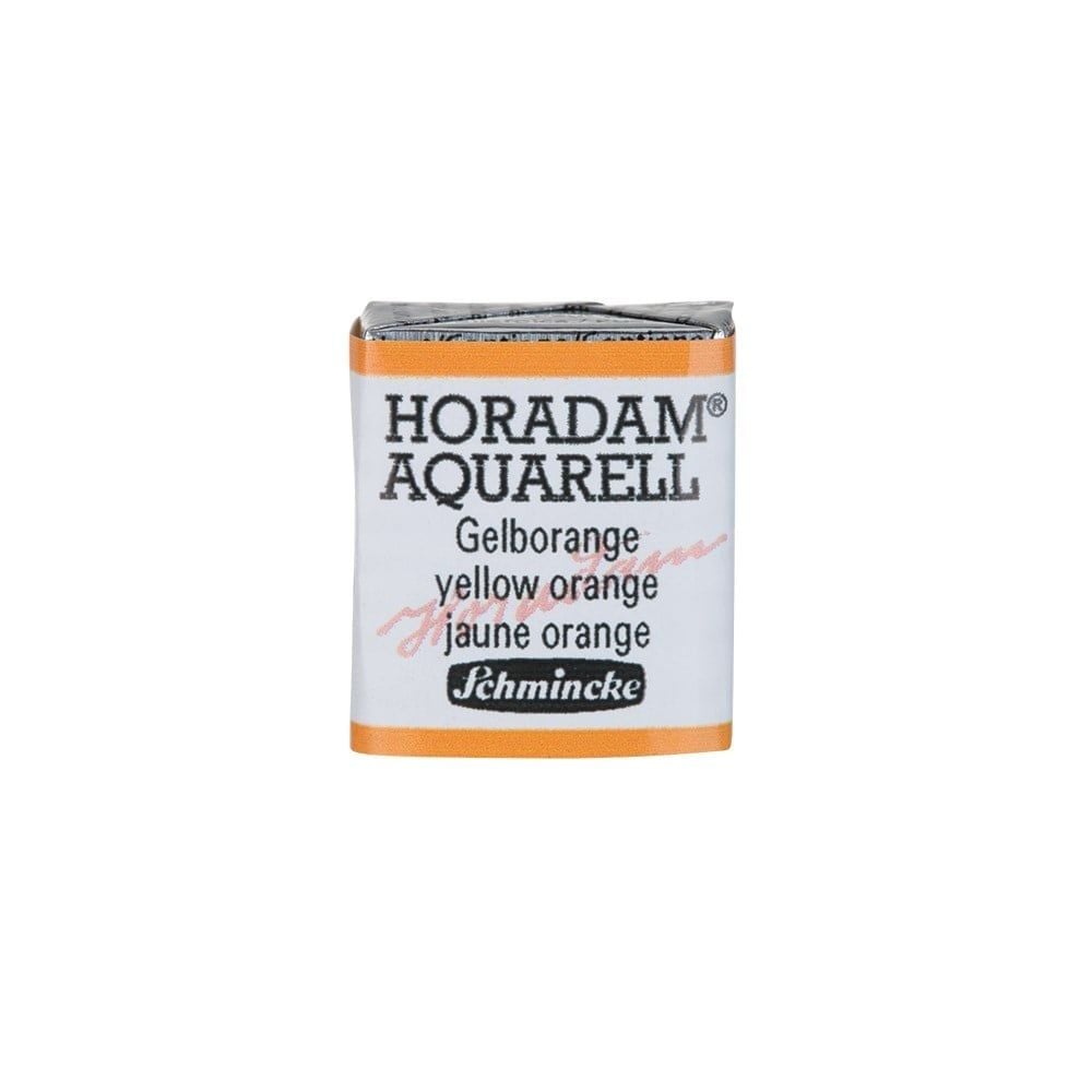 Schmincke Horadam Aquarell Artistik Sulu Boya Yarım Tablet Seri 2 222 yellow orange