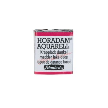 Schmincke Horadam Aquarell Artistik Sulu Boya Yarım Tablet Seri 2 358 madder lake deep