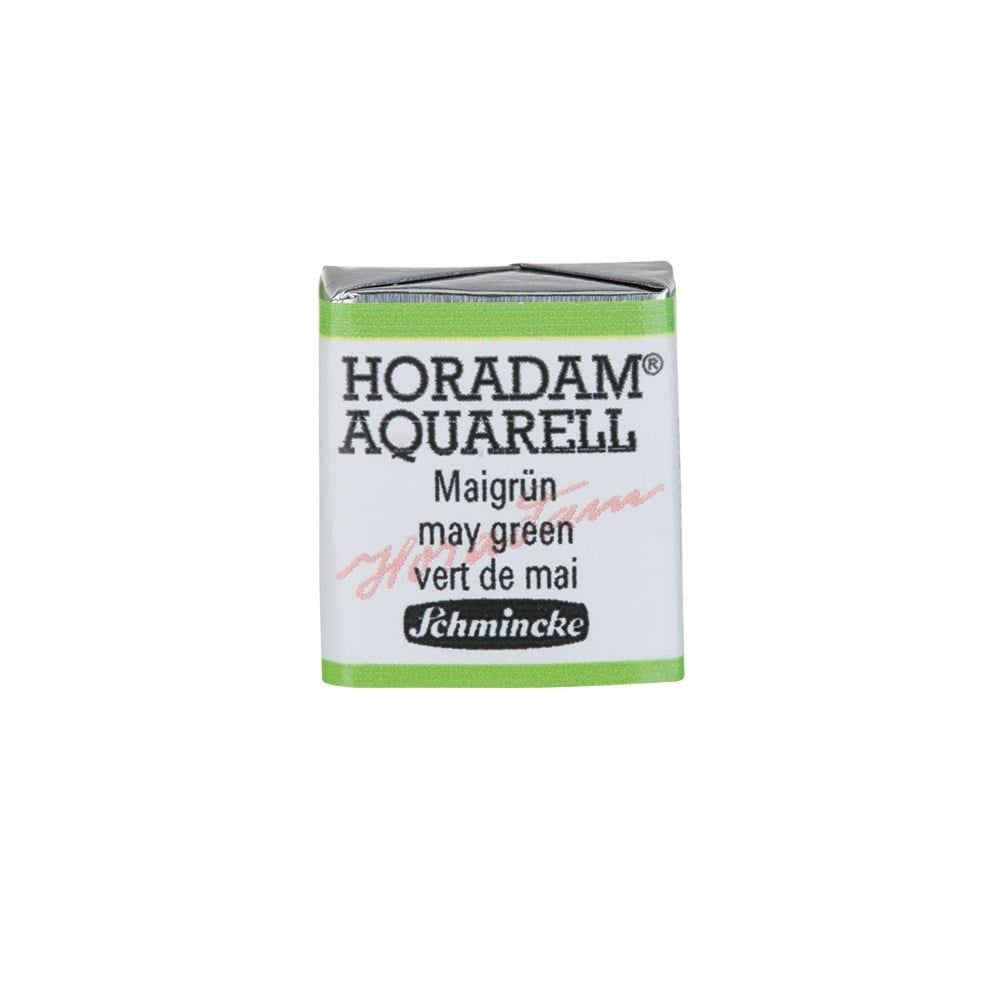 Schmincke Horadam Aquarell Artistik Sulu Boya Yarım Tablet Seri 2 524 may green