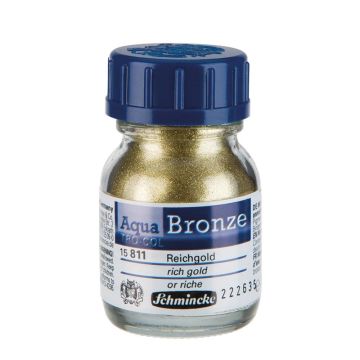 Schmincke Aqua Bronze Sulu Boya Yaldız Pigment 20 ml 811 rich gold 15811