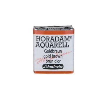 Schmincke Horadam Aquarell Artistik Sulu Boya Yarım Tablet Seri 2 654 gold brown