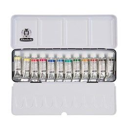Schmincke Horadam Aquarell Metal Kutu 12 li x 5 ml cep boy 74112