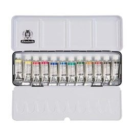 Schmincke Horadam Aquarell Metal Kutu 12 li x 5 ml cep boy 74112