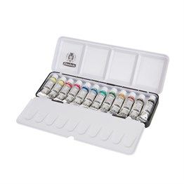 Schmincke Horadam Aquarell Metal Kutu 12 li x 5 ml cep boy 74112