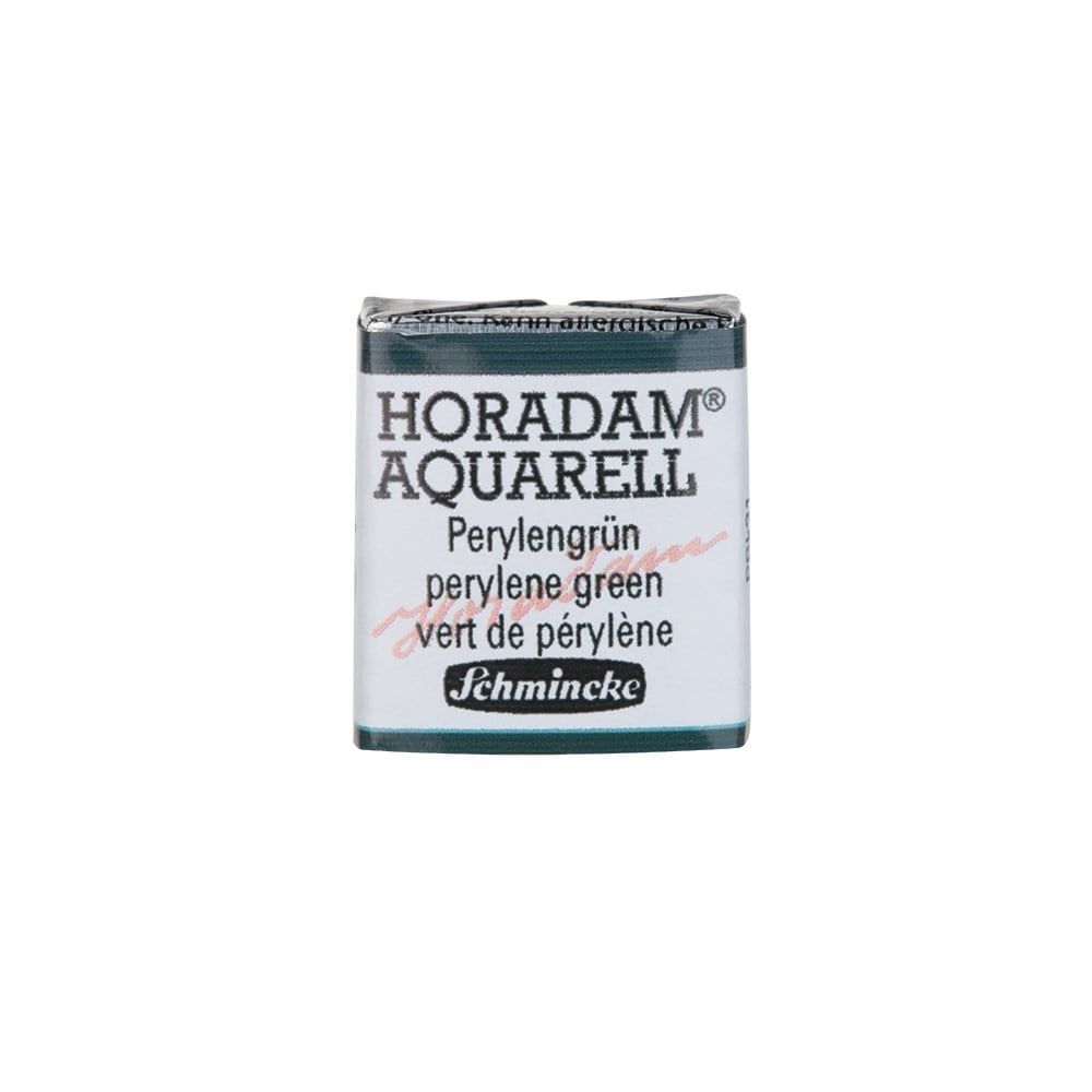 Schmincke Horadam Aquarell Artistik Sulu Boya Yarım Tablet Seri 2 784 perylene green