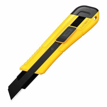 Deli Otomatik Kilitli Geniş Maket Bıçağı 18 mm DL018