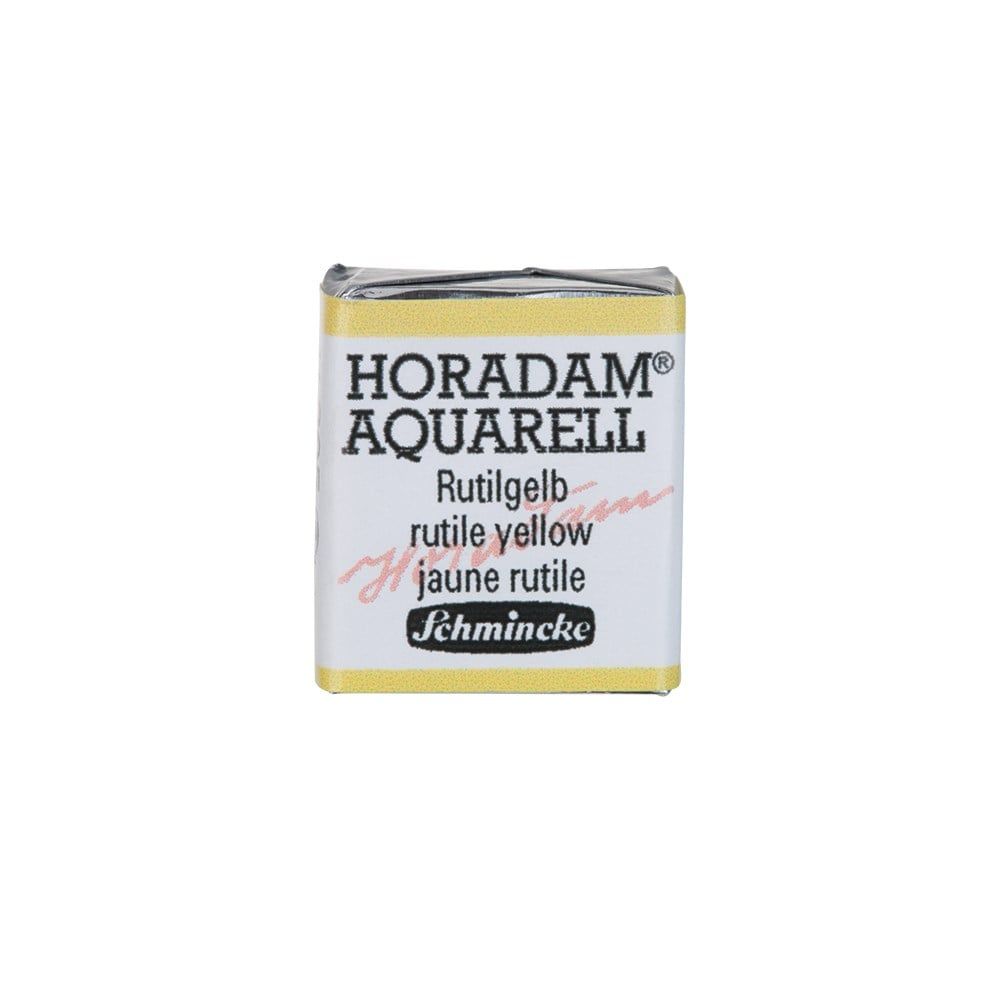 Schmincke Horadam Aquarell Artistik Sulu Boya Yarım Tablet Seri 3 205 rutile yellow