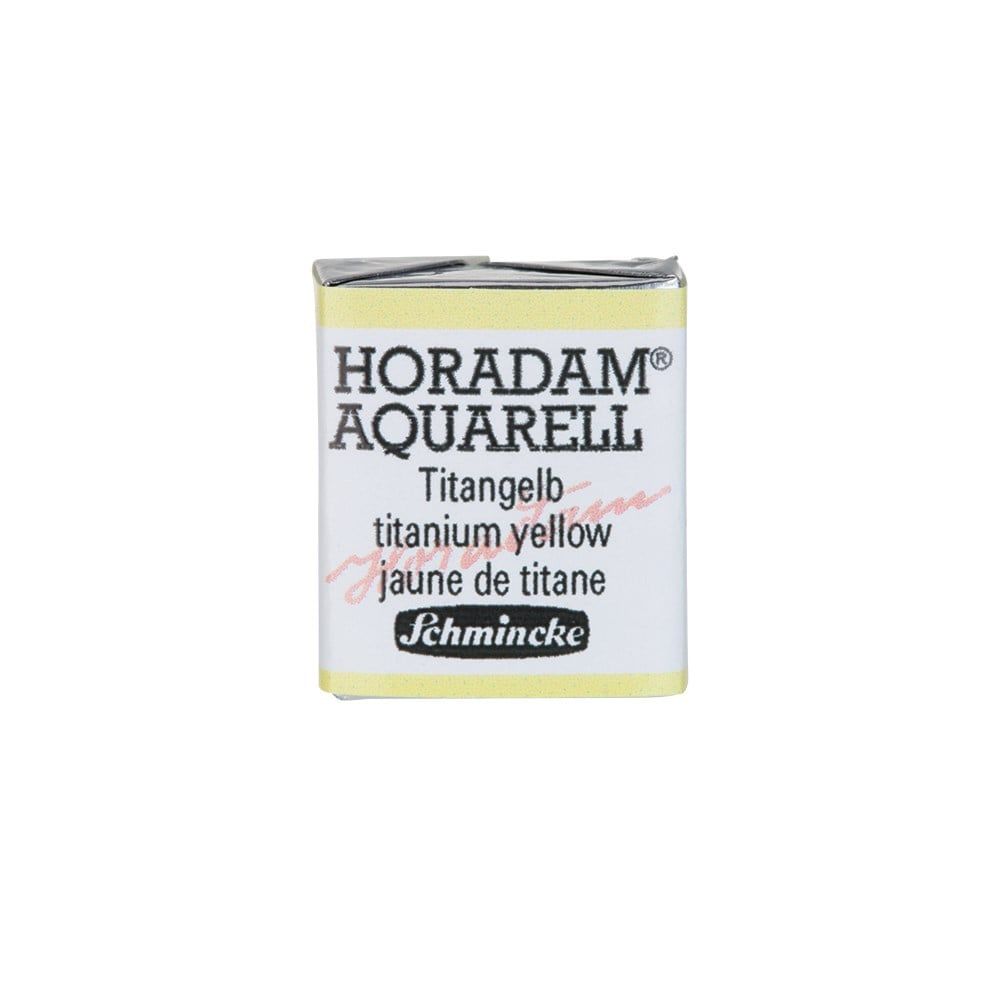 Schmincke Horadam Aquarell Artistik Sulu Boya Yarım Tablet Seri 3 206 titanium yellow