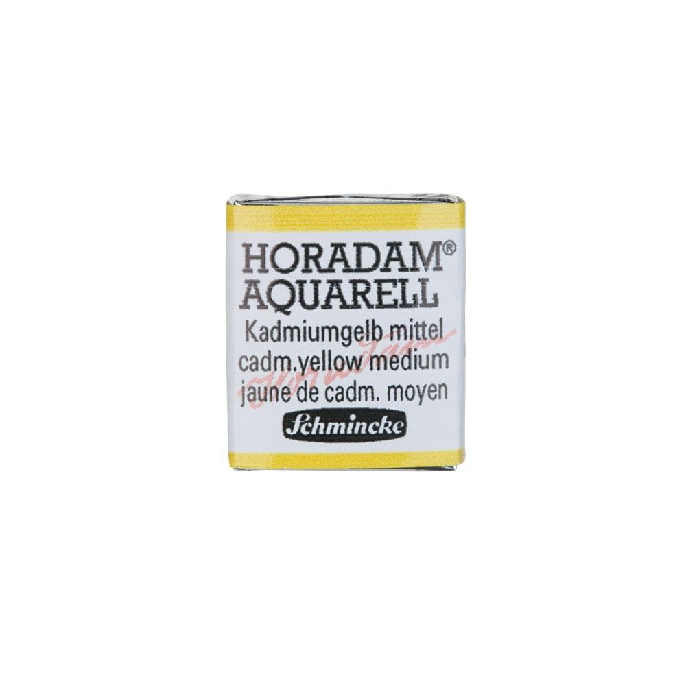 Schmincke Horadam Aquarell Artistik Sulu Boya Yarım Tablet Seri 3 225 cadmium yellow medium