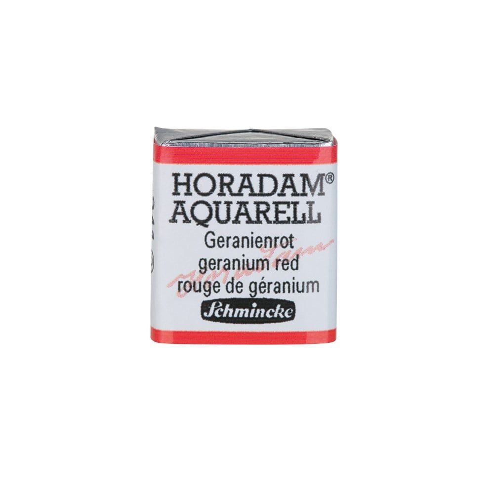 Schmincke Horadam Aquarell Artistik Sulu Boya Yarım Tablet Seri 3 341 geranium red