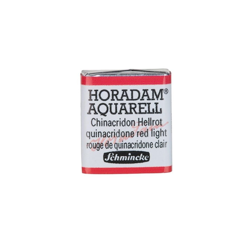 Schmincke Horadam Aquarell Artistik Sulu Boya Yarım Tablet Seri 3 343 quinacridone red light