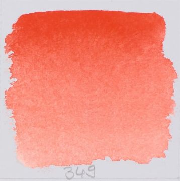 Schmincke Horadam Aquarell Artistik Sulu Boya Yarım Tablet Seri 3 349 cadmium red light