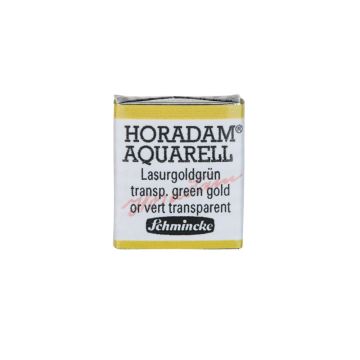Schmincke Horadam Aquarell Artistik Sulu Boya Yarım Tablet Seri 3 537 transparent green gold