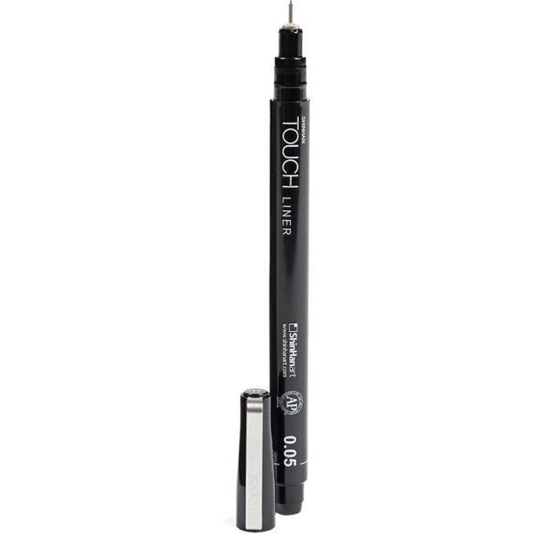 0,05 mm Siyah Shinhanart Touch Liner Teknik Çizim Kalemi