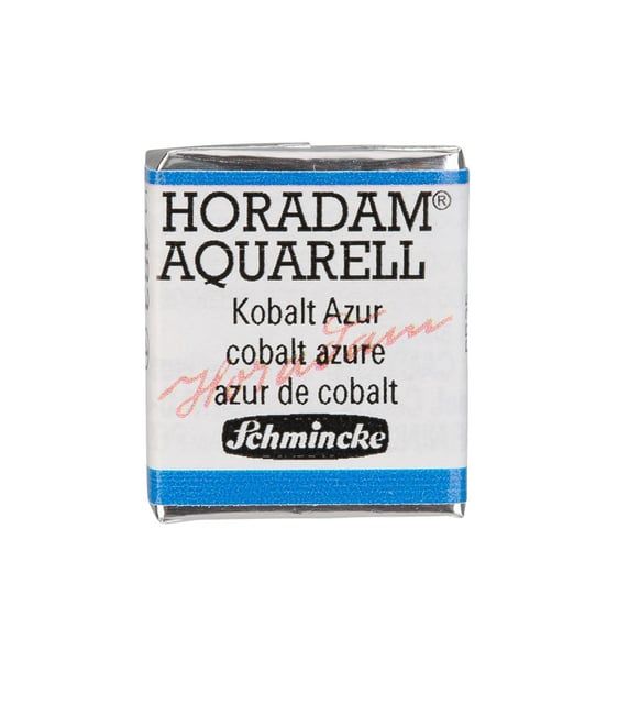 Schmincke Horadam Aquarell Artistik Sulu Boya Yarım Tablet Seri 4 483 cobalt azure