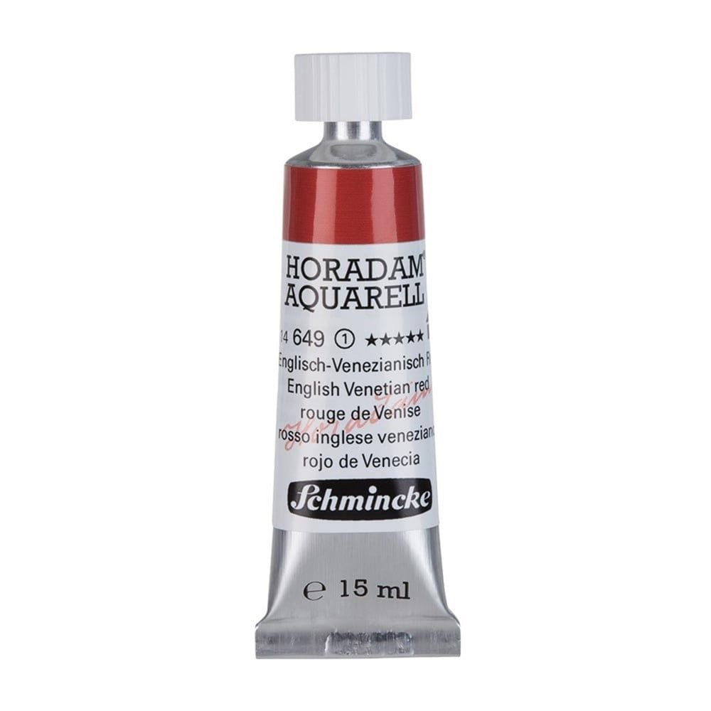 Schmincke Horadam Aquarell Artist Sulu Boya 15 ml Tüp Seri 1 649 english venetian red