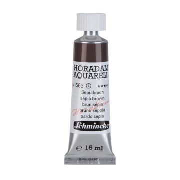 Schmincke Horadam Aquarell Artist Sulu Boya 15 ml Tüp Seri 1 663 sepia brown