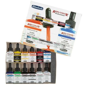 Schmincke Aerocolor Sıvı Akrilik Set 12x28 ml 81743