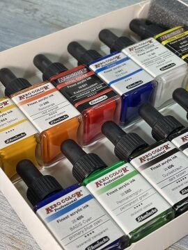 Schmincke Aerocolor Sıvı Akrilik Set 12x28 ml 81743