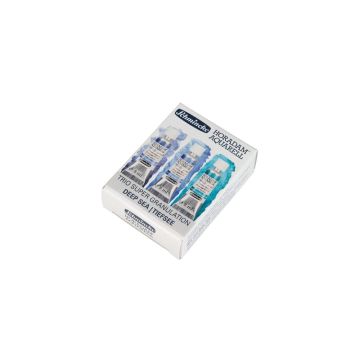 Schmincke Horadam Sulu Boya Seti Super Granulation-Trio Deep Sea Set 3x5ml 74614