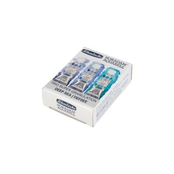 Schmincke Horadam Sulu Boya Seti Super Granulation-Trio Deep Sea Set 3x5ml 74614