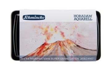 Schmincke Horadam Super Granulation Sulu Boya Volcano Set Metal Kutu 5 x 1/2 Tablet 74608