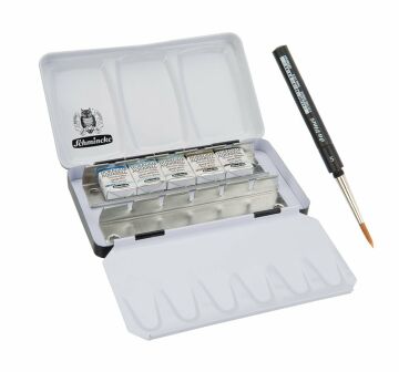 Schmincke Horadam Super Granulation Sulu Boya Glacier Set Metal Kutu 5 x 1/2 Tablet 74603