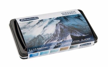 Schmincke Horadam Super Granulation Sulu Boya Glacier Set Metal Kutu 5 x 1/2 Tablet 74603