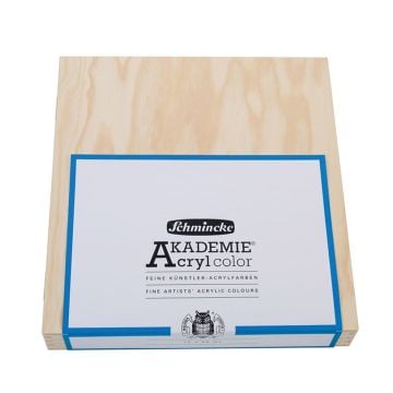 Schmincke Akademie Akrilik Boya Seti Ahşap Kutu 12 X 60 ml 76014