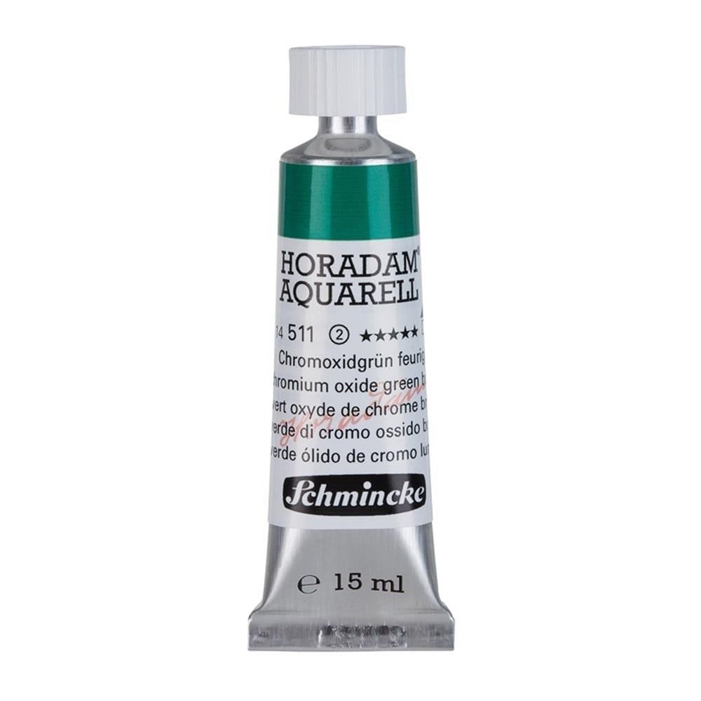 Schmincke Horadam Aquarell Artist Sulu Boya 15 ml Tüp Seri 2 511 chromium oxide green brill.