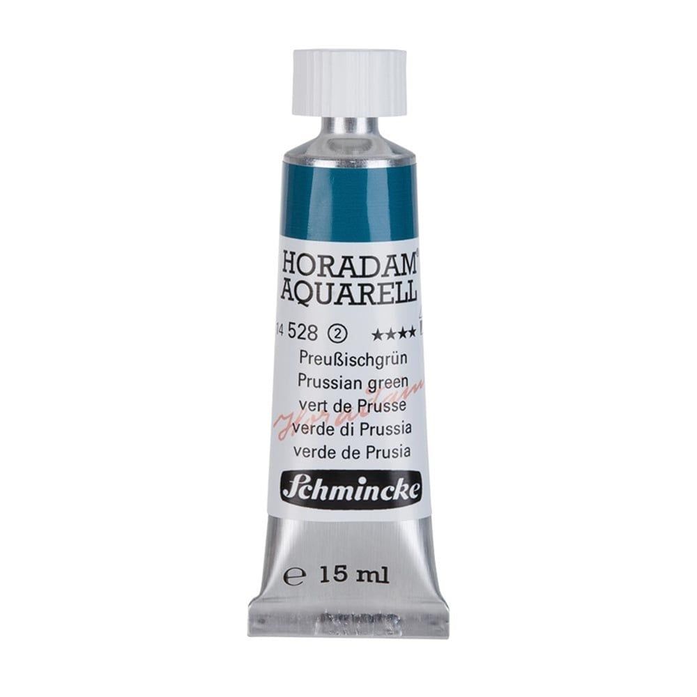 Schmincke Horadam Aquarell Artist Sulu Boya 15 ml Tüp Seri 2 528 prussian green