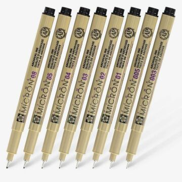 SAKURA PİGMA MİCRON 003 JAPON 0,15 MM KALEM
